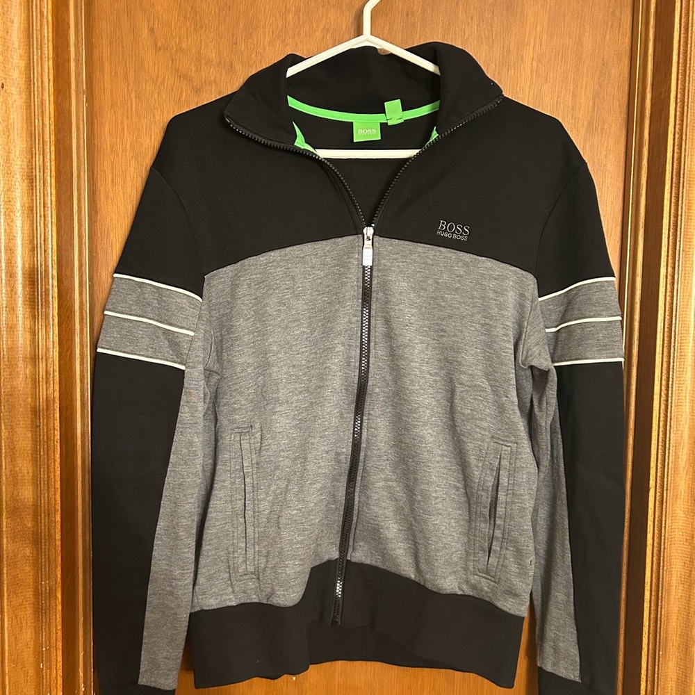 Boss Black/ Gray Casual Jacket (Size M)